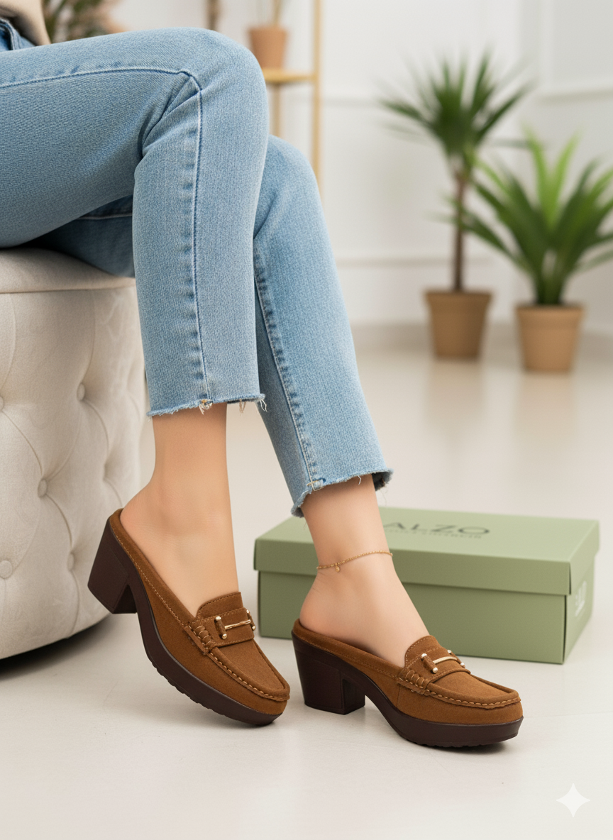 Ladies casual Moccasins A8500085-MST