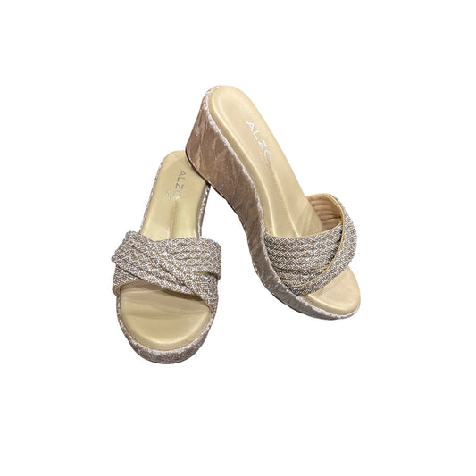 Ladies Fancy Wedge Slipper RX-3545